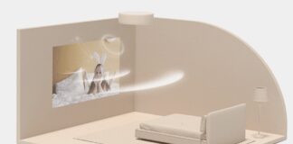 XGIMI Magic Lamp e il video proiettore scompare nella lampada a soffitto