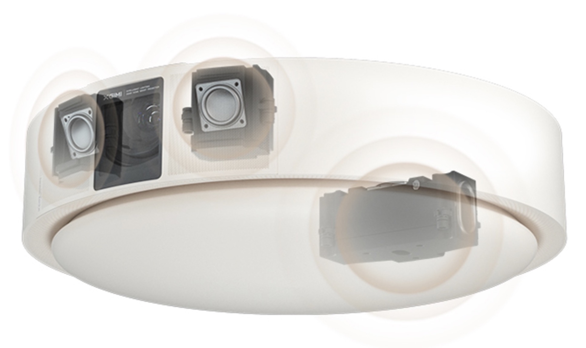 XGIMI Magic Lamp e il video proiettore scompare nella lampada a soffitto XGIMI Magic Lamp e il video proiettore scompare nella lampada a soffitto