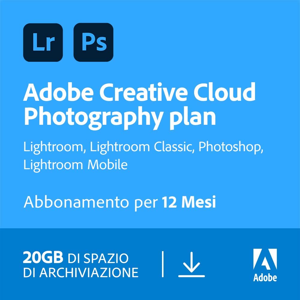 Per due giorni, 40€ di sconto su Adobe Photography Plan o Lightroom