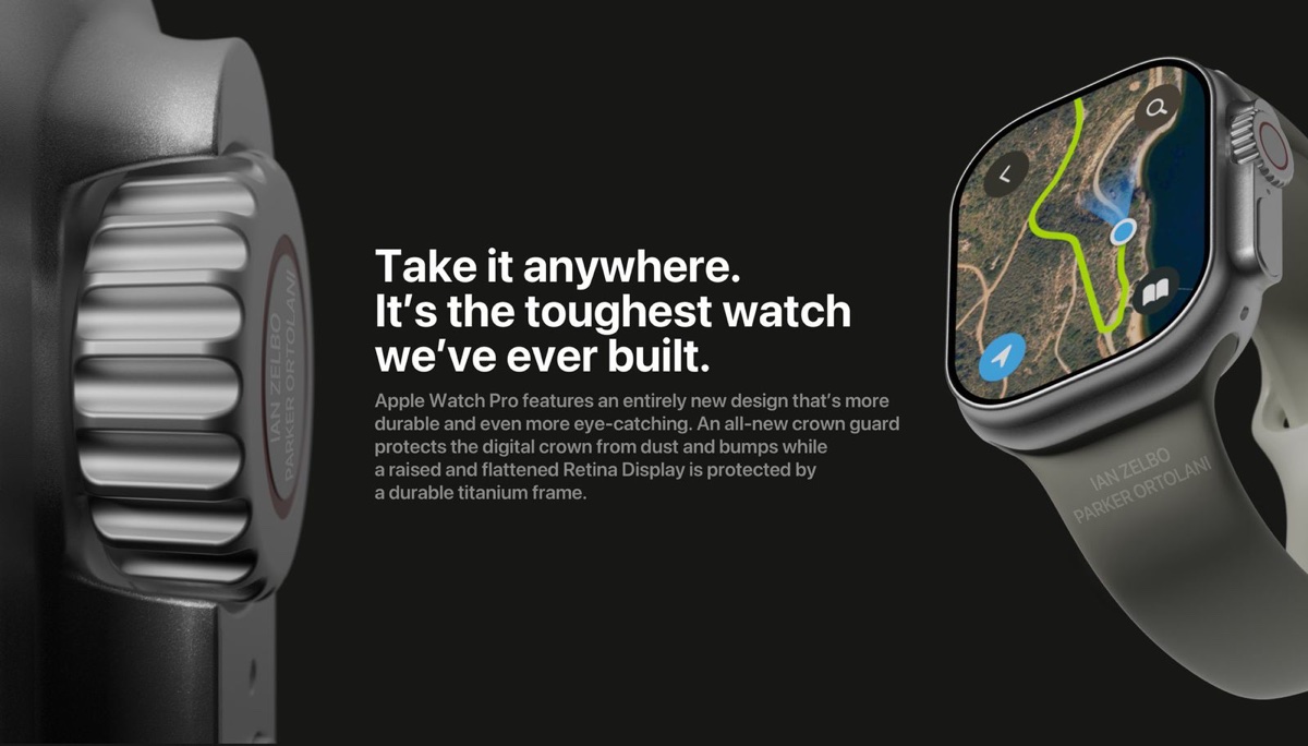 Apple Watch 8 Pro senza veli nei nuovi render