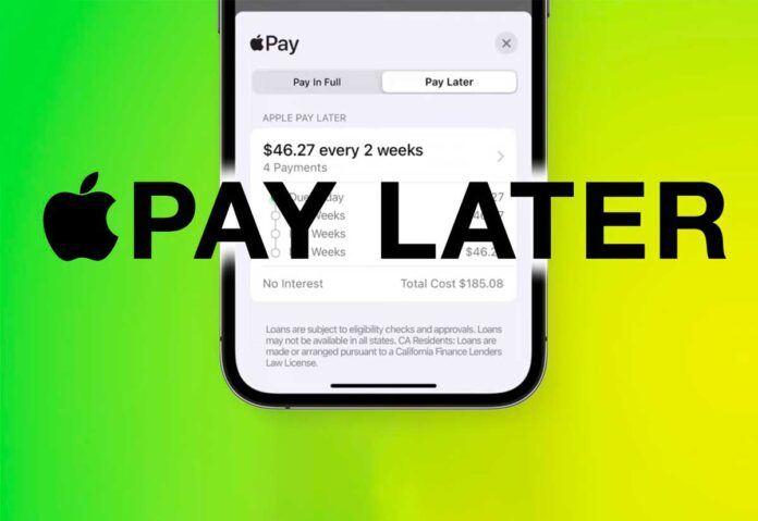 Apple Pay Later in primavera negli USA