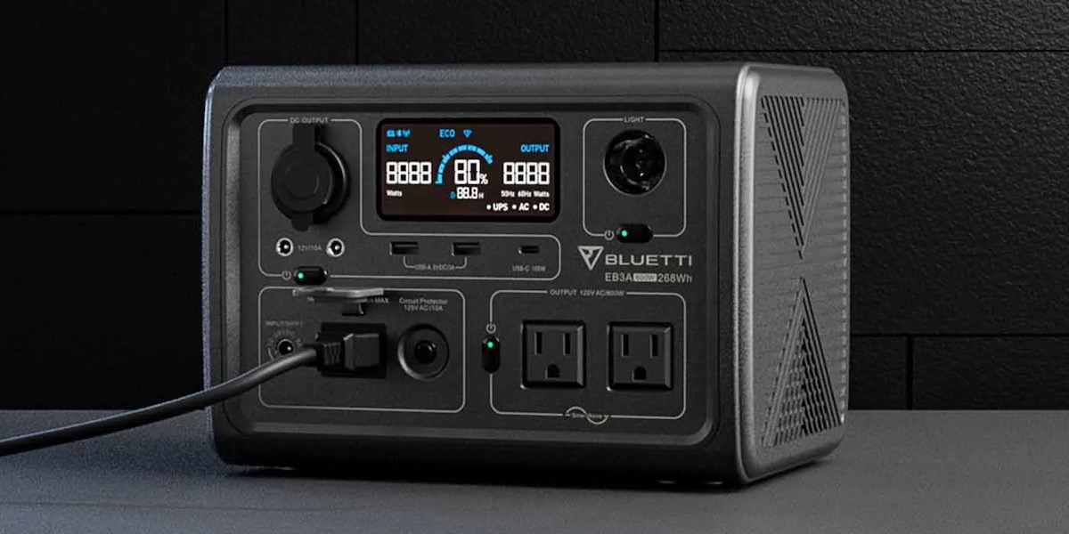 Da BLUETTI il generatore solare EB3A, una riserva di potenza in piccole dimensioni