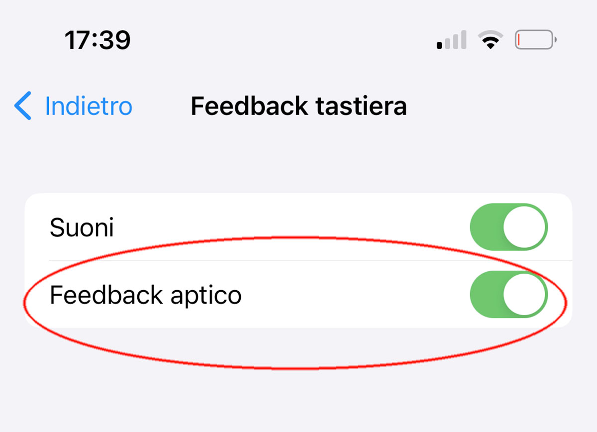 iOS 16, How to enable haptic feedback on keyboard