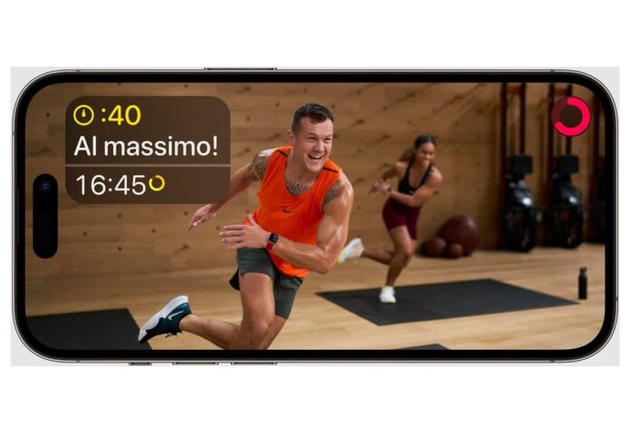Apple Fitness+ senza Apple Watch con iOS 16.1, tvOS 16.1