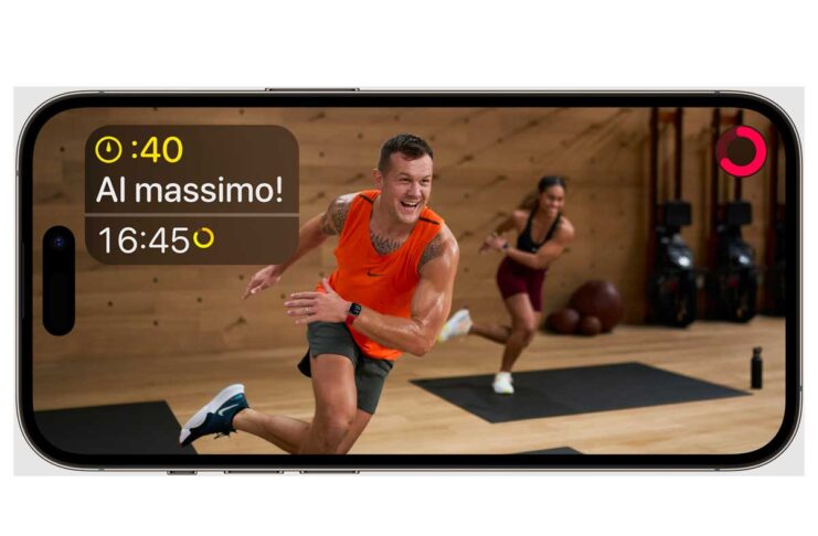 Apple Fitness+ senza Apple Watch con iOS 16.1, tvOS 16.1
