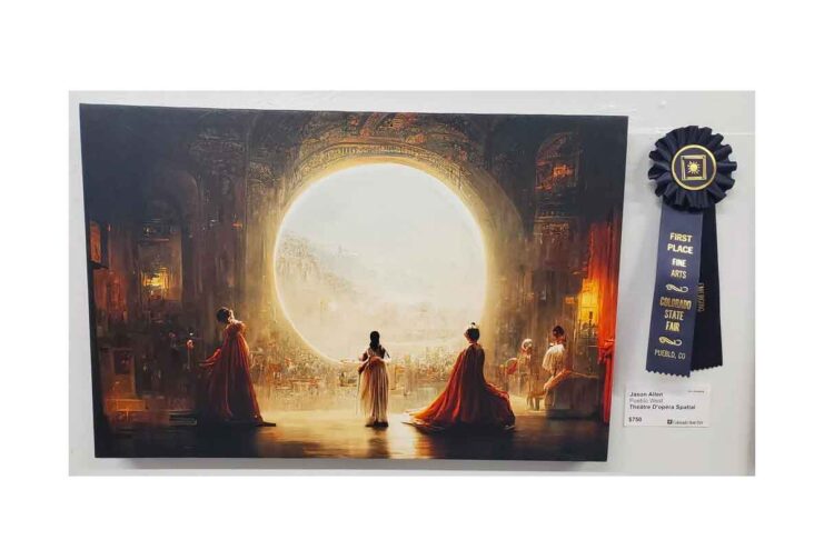 Disegno realizzato con l’IA vince primo premio e gli artisti in concorso si arrabbiano