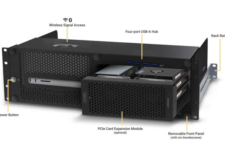 Mac Studio, Sonnet ha presentato i rack con moduli d’espansione PCIe