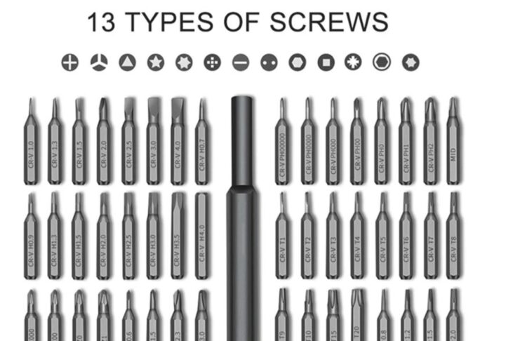 Set cacciaviti magnetici Xiaomi 63 in 1 a 17 euro