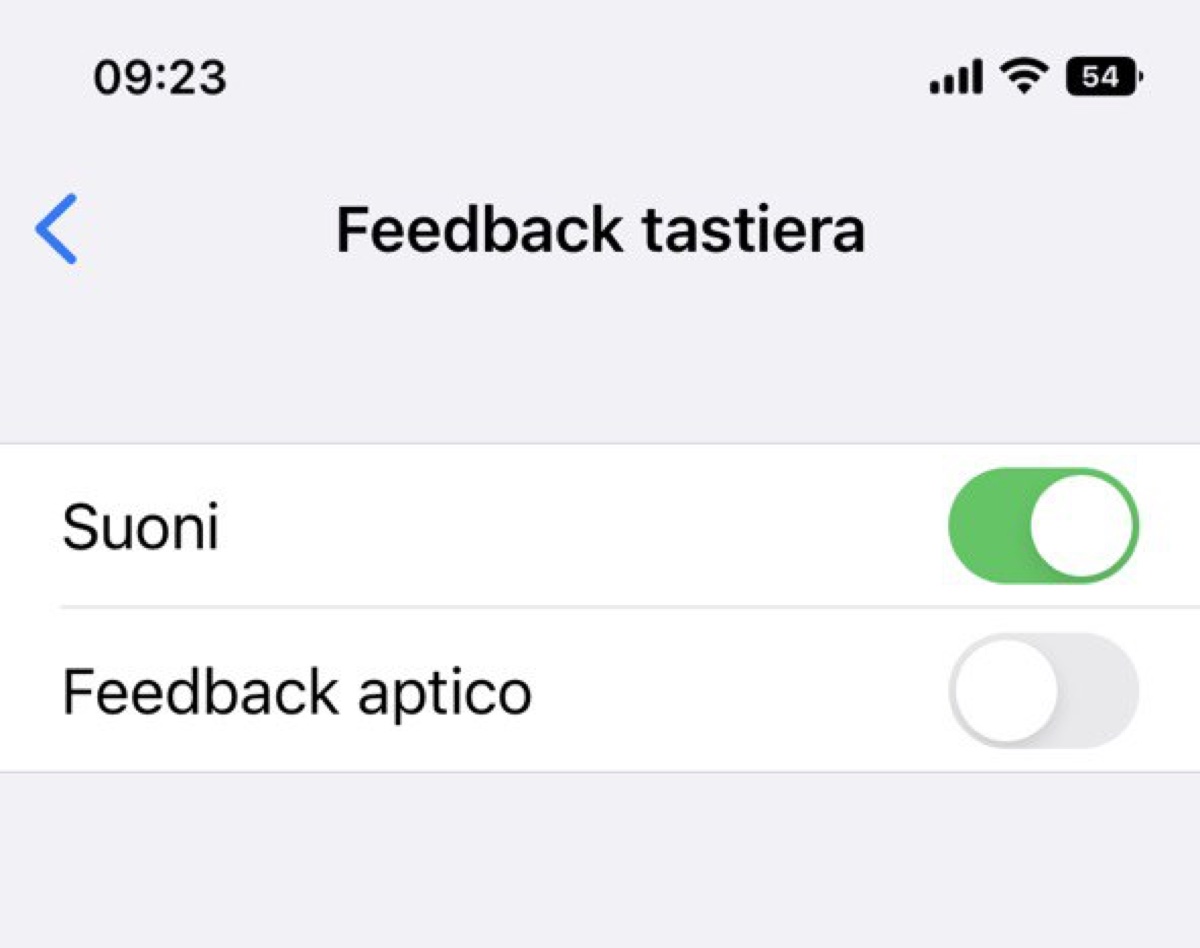 iOS 16, la tastiera con feedback aptico butta a terra la batteria