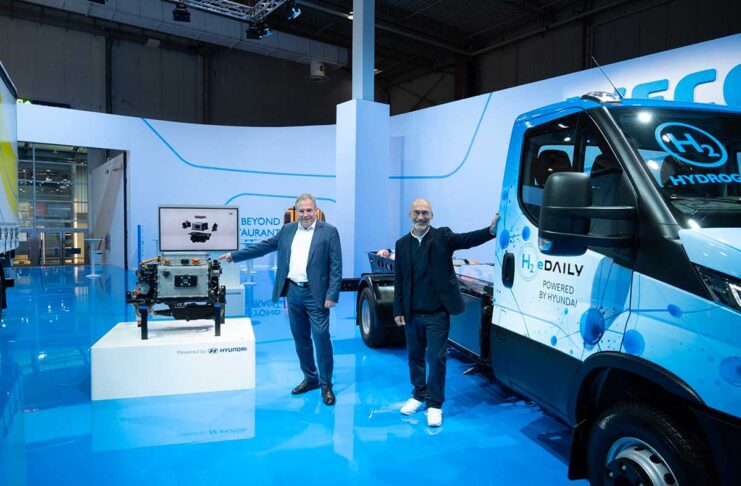 Iveco e Hyundai hanno presentato eDAILY elettrico a celle a combustibile
