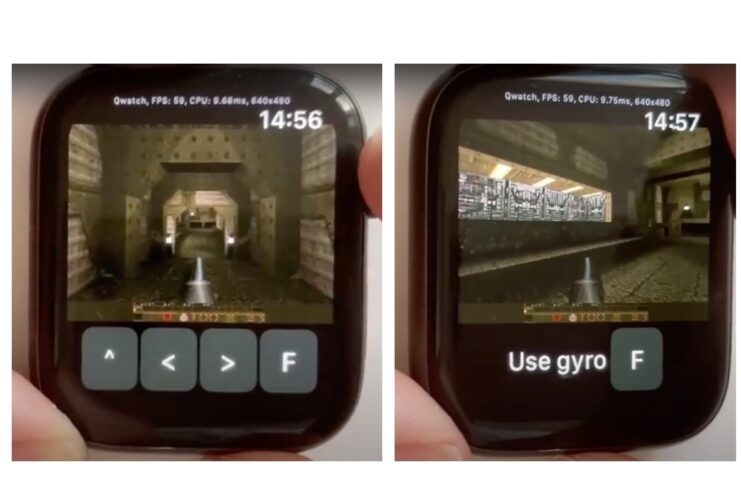 Quake funziona su Apple Watch a 60 frame al secondo