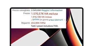 Sconti Amazon dal 12 al 18 % su Mac mini, MacBook e accessori