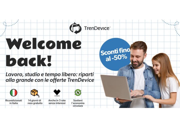 Fino al -50% con Welcome Back TrenDevice: sconti su iPhone, iPad e Mac Ricondizionati