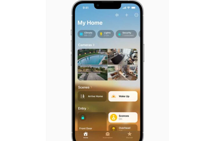 Architettura aggiornata per l’App Casa di iOS 16.2 e iPadOS 16.2