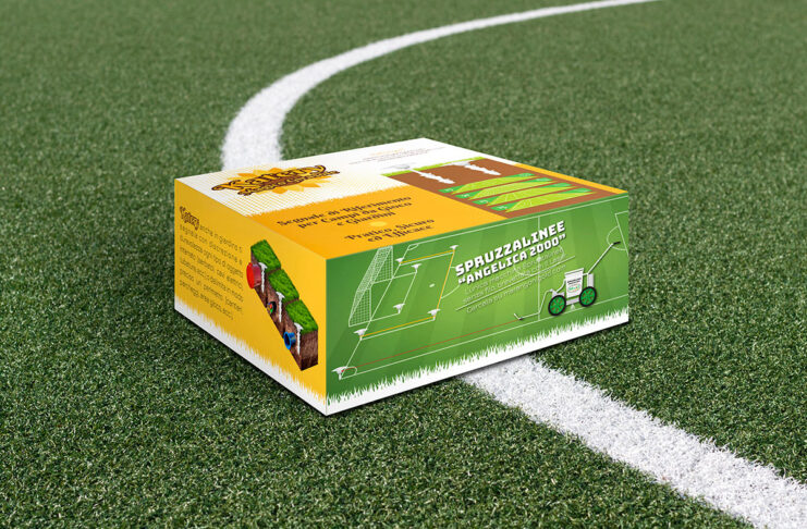 “Katery”, sistema per tracciare le linee di un campo da calcio in 20 minuti