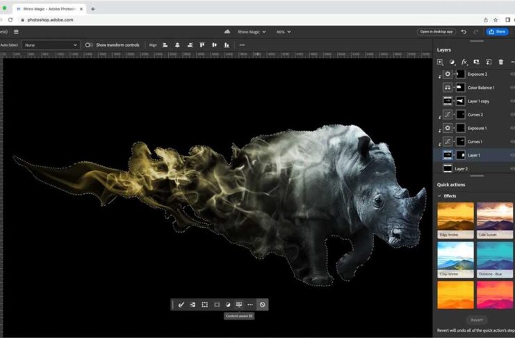 [MARTEDì alle 15] Photoshop, aggiornamento con novità per selezioni, riempimento e condivisione