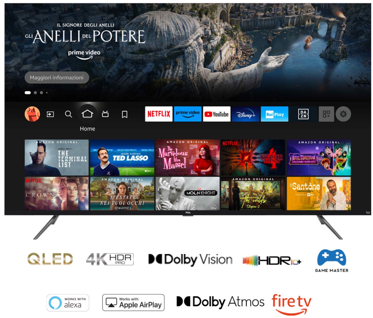 TCL presenta gli Smart TV con Amazon Fire TV integrata