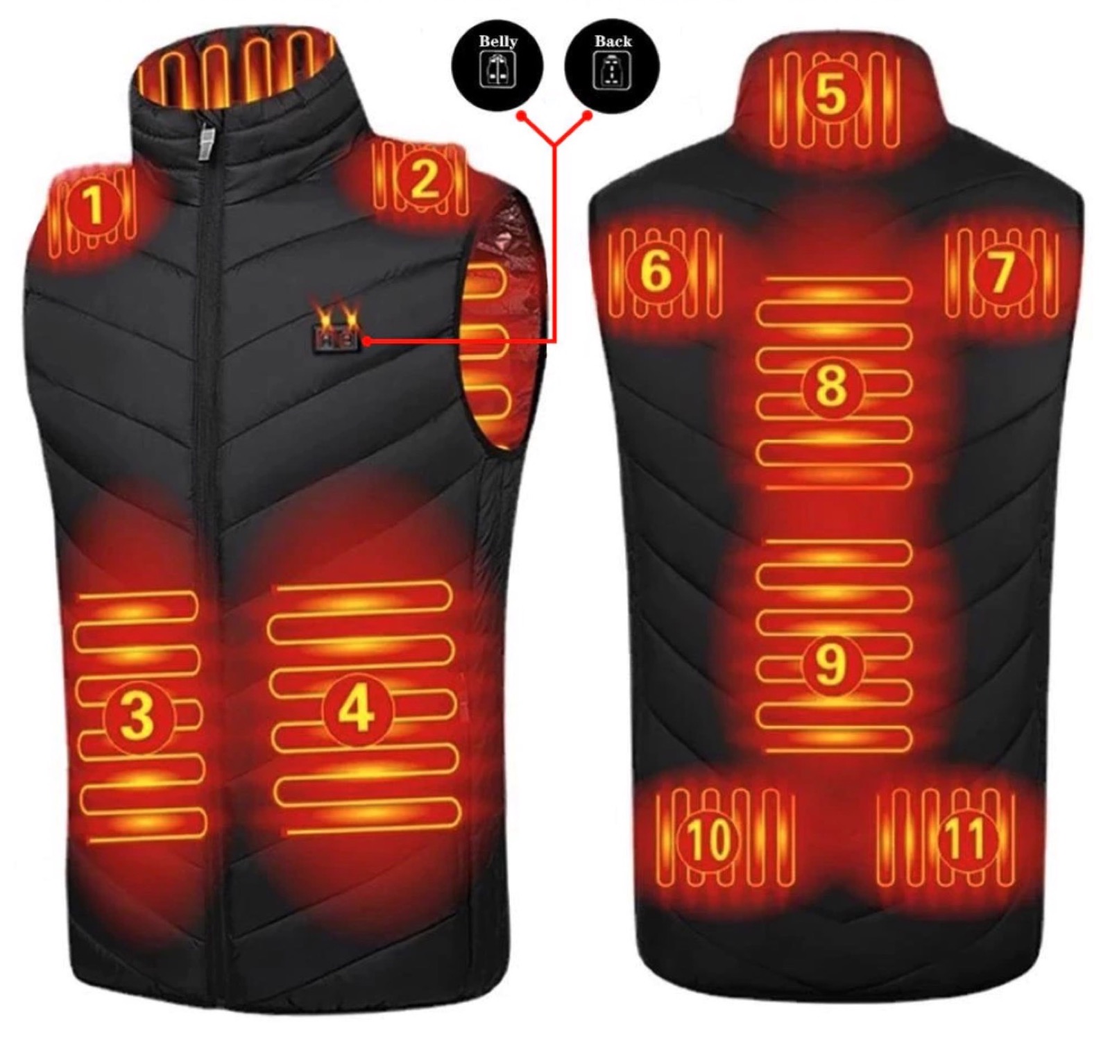 Il gilet auto-riscaldante JYMCW P8101C è in sconto a 15,54 euro
