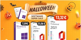 Halloween con Godeal24, Office a soli 13,32 € e Windows 10 Pro in sconto