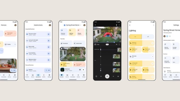 L’app Google Home pronta ad accogliere Matter con tante novità, anche al polso