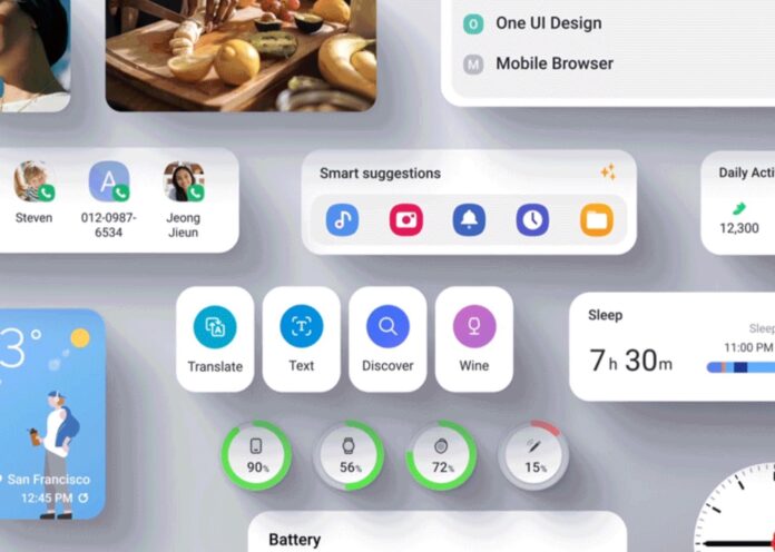 Samsung UI 5 attinge a piene mani da iOS 15 e iOS 16