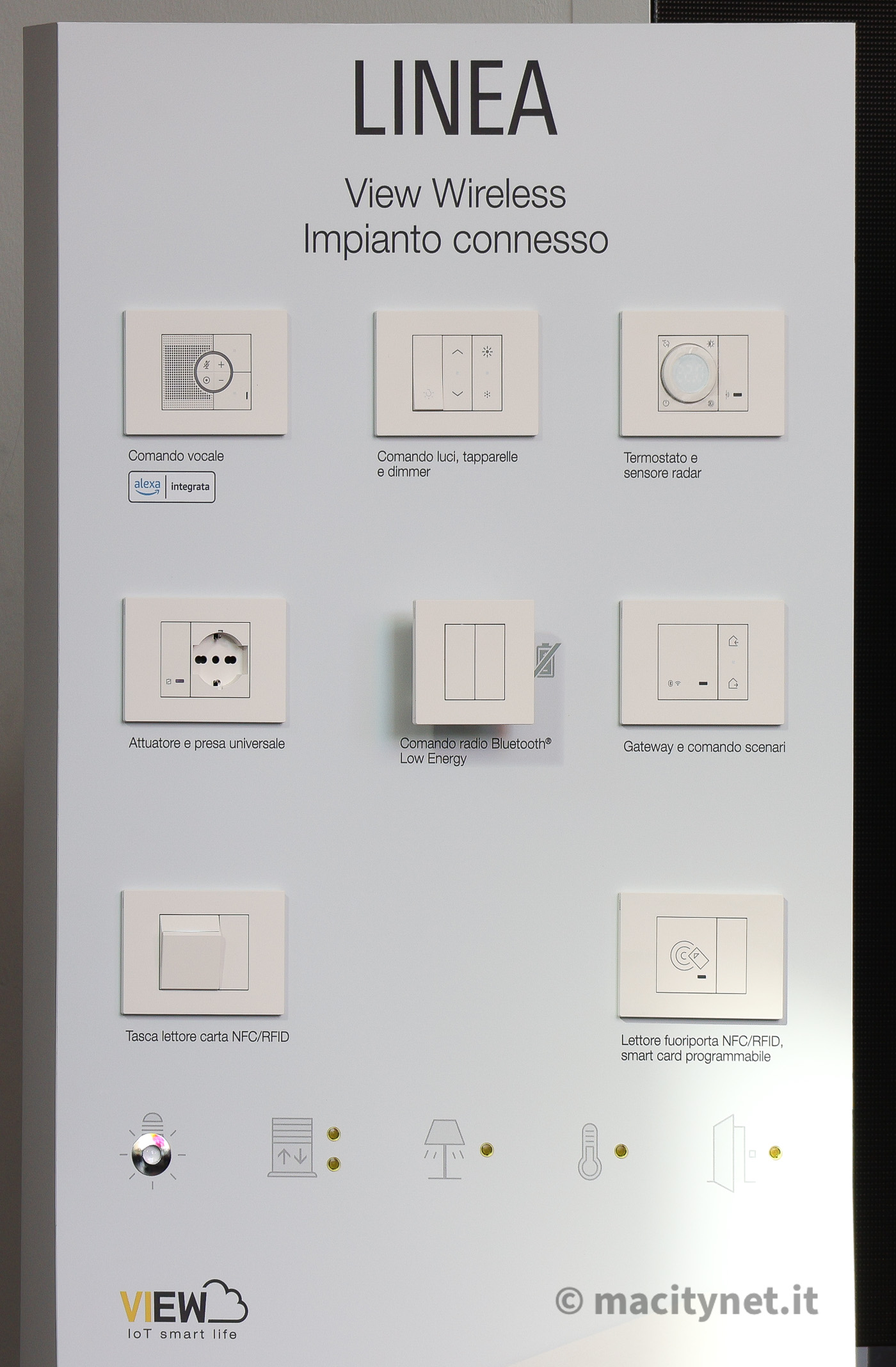 Vimar Linea, la nuova serie civile di design nasce già connessa Vimar Linea, la nuova serie civile di design nasce già connessa