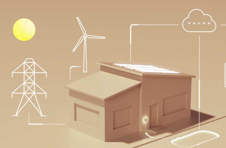 Volvo EX90, la prima con ricarica bi-direzionale