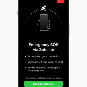 Apple conferma SOS via satellite su iPhone alla fine del mese