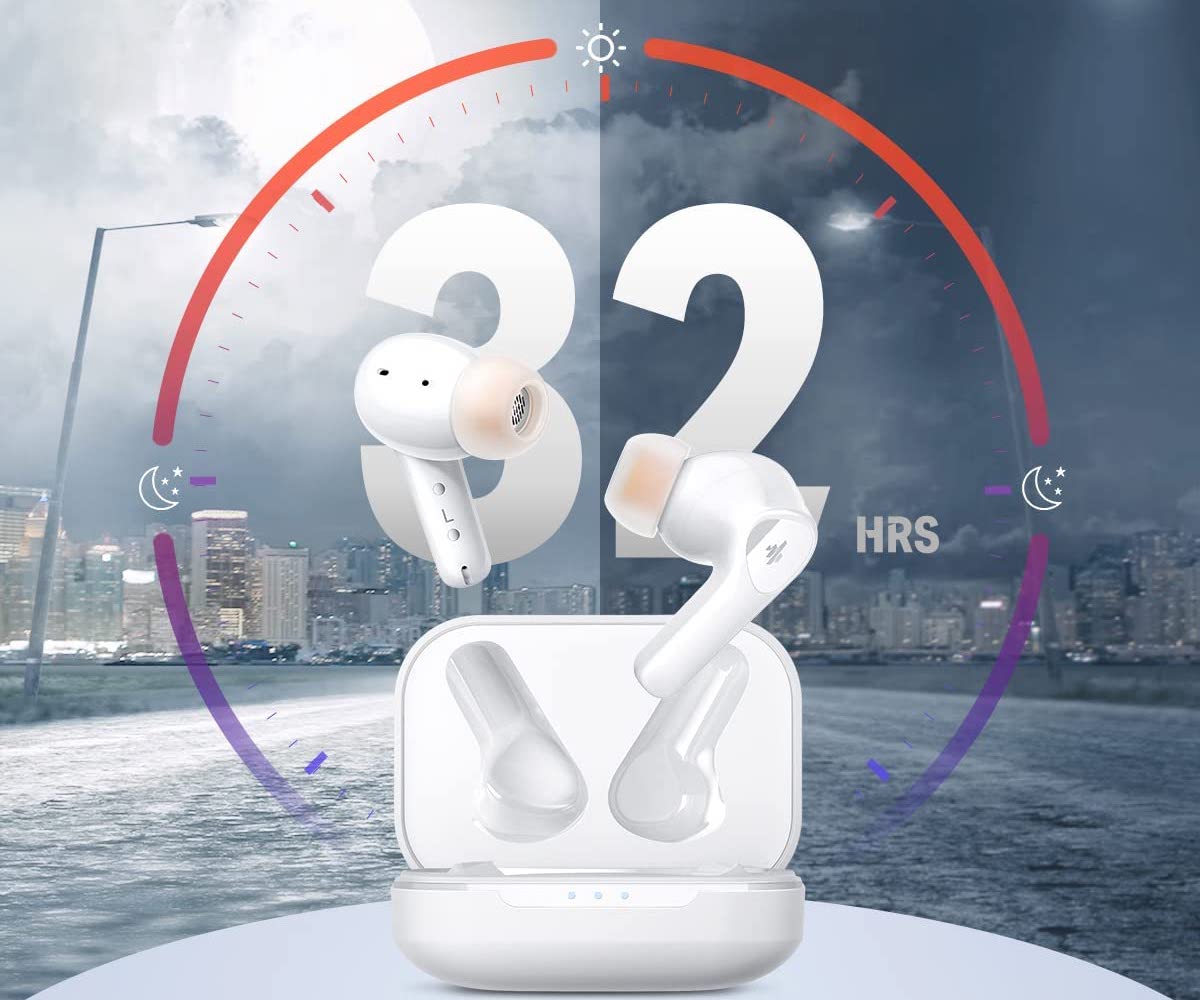 Cuffie auricolari Bluetooth wireless con cancellazione del rumore a 40 € su Amazon