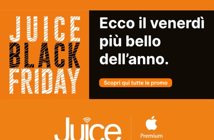 Juice Black Friday, tutti gli sconti Apple, negozi aperti anche domenica