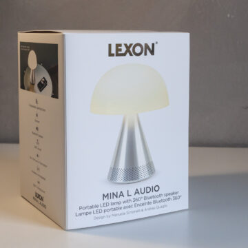 Recensione lampada Lexon Mina L Audio, il design è solo l’inizio