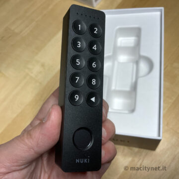 Unboxing di Nuki Keypad 2 con impronta digitale per Smart Lock