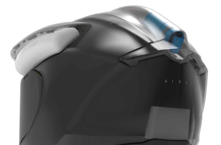 Casco da moto con AirBag, Airoh ci sta lavorando