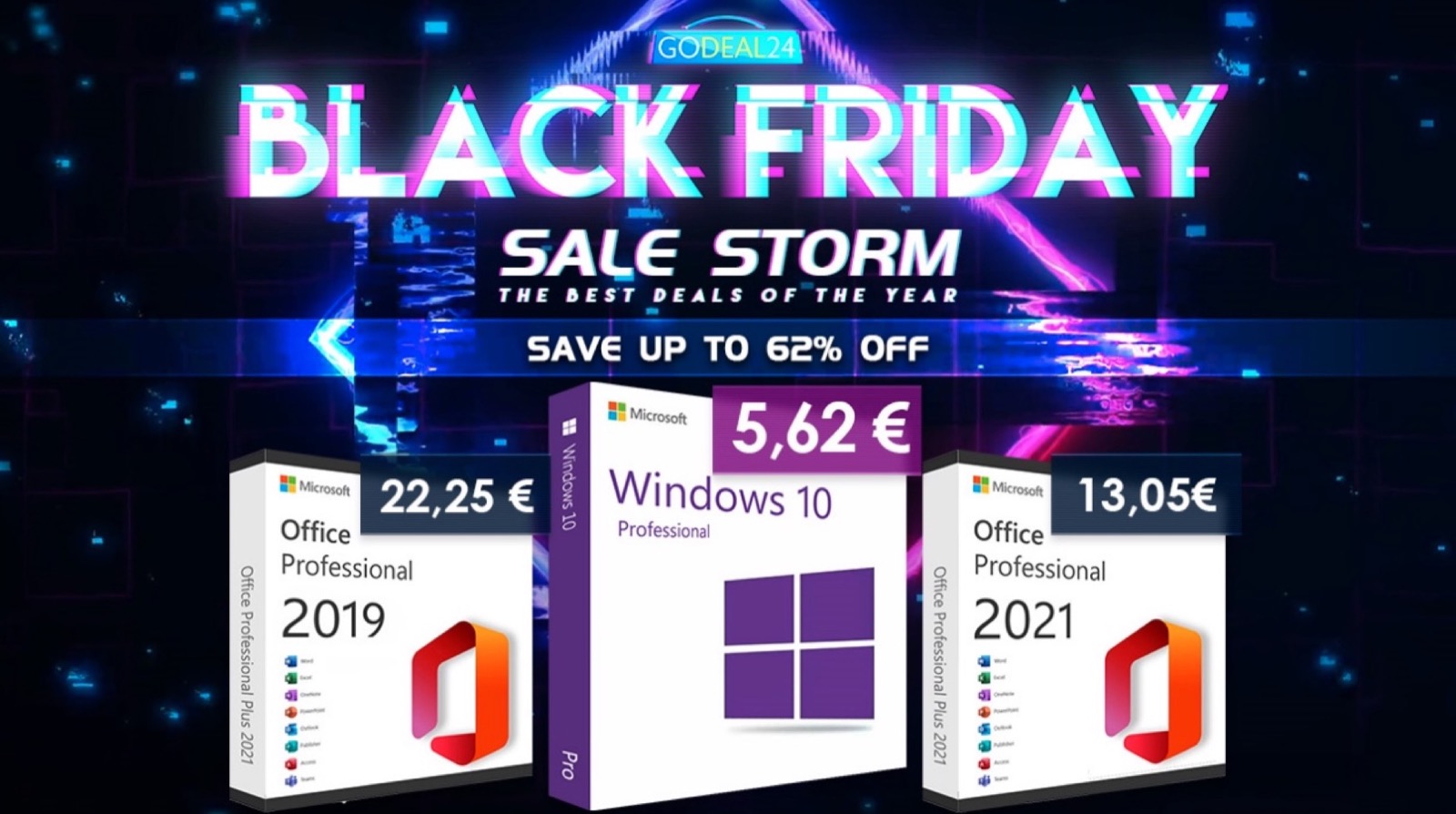 Su Godeal24 è già Black Friday: licenze Office e Windows in super-offerta