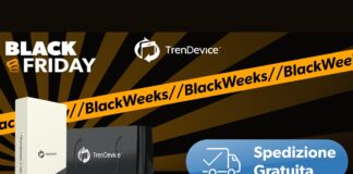 Black Friday TrenDevice! Prezzi più bassi dell’anno, Spedizione Gratuita e Reso gratis esteso a 30 giorni