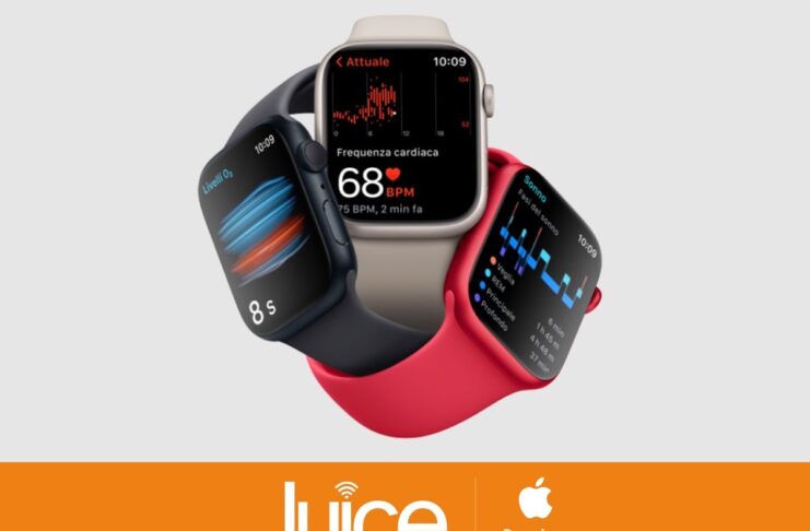 Da Juice Apple Watch 8 costa 20,36 € al mese con JuiceEvolution