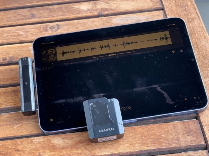 Recensione microfono wireless di qualità Kimafun per iPhone, Android, iPad  e Mac 