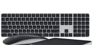 Look “all black” per la scrivania, Magic mouse e Magic Keyboard neri in sconto