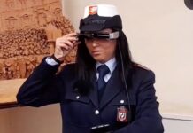 Occhiali smart ai vigili di Arezzo per multe al volo