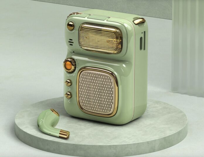 L’altoparlante Remax Mini in stile vintage è in offerta a 34 euro