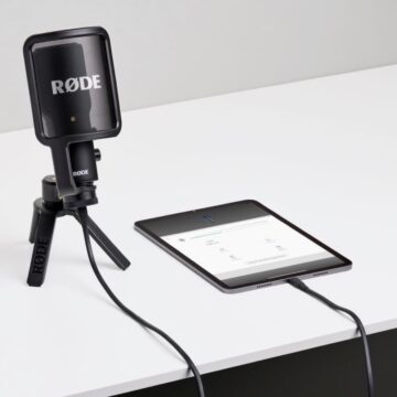 RØDE NT-USB+, microfono USB cardioide a condensatore per iPhone, iPad, Mac e Android