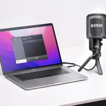 RØDE NT-USB+, microfono USB cardioide a condensatore per iPhone, iPad, Mac e Android