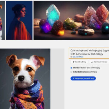 Adobe accetta le immagini generate da Intelligenza artificiale