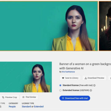 Adobe accetta le immagini generate da Intelligenza artificiale