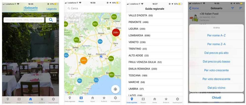 ilGolosario Ristoranti segnala anche trattorie, aziende agrituristiche e cantine
