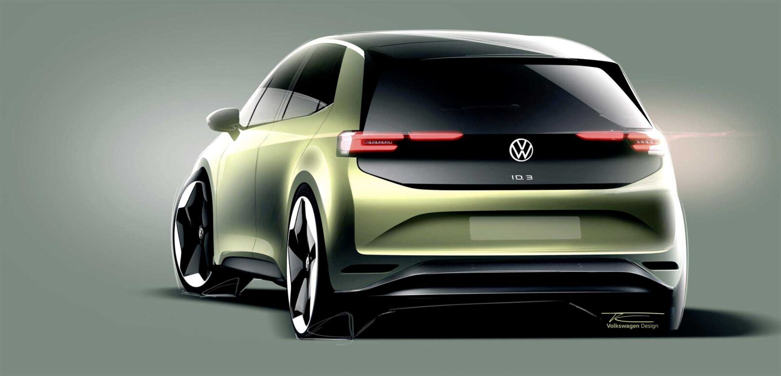 Volkswagen ha mostrato i bozzetti della nuova ID.3