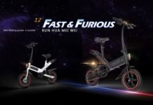 Tamnpoo Sports, la bici elettrica pieghevole stile Fast & Furious
