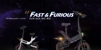 Tamnpoo Sports, la bici elettrica pieghevole stile Fast & Furious