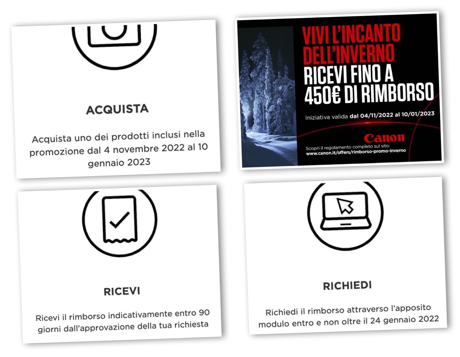 È arrivato il Winter Cash Back, il rimborso invernale Canon È arrivato il Winter Cash Back, il rimborso invernale Canon