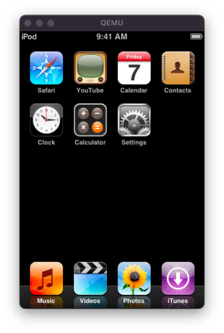 Sviluppatore è riuscito a emulare la prima versione di iPhoneOS con QEMU
